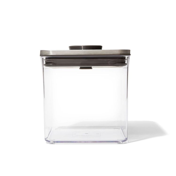 Pojemnik POP2 2,5L kwadratowy - Steel / OXO