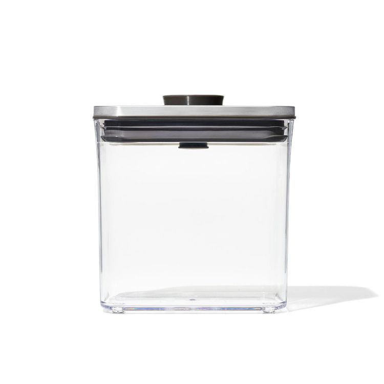 Pojemnik POP2 1,6L prostokÄ…tny - Steel / OXO