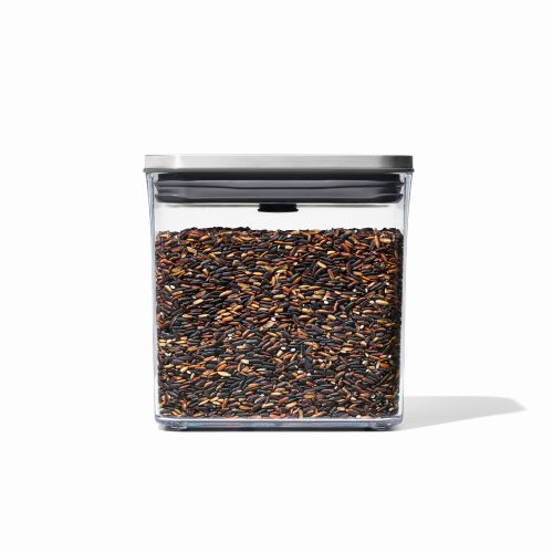 Pojemnik POP2 1,6L prostokÄ…tny - Steel / OXO
