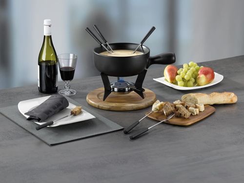 Zestaw do fondue serowego 10 elementów