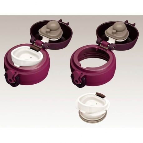Mobilny termokubek – bordowy (burgundy)