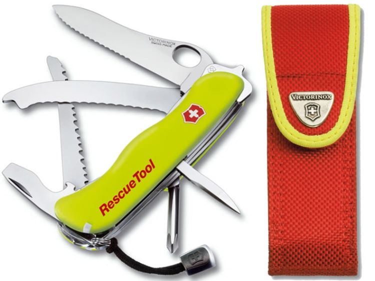 Nóż scyzoryk ratowniczy Victorinox Rescue Tool - 15 funkcji