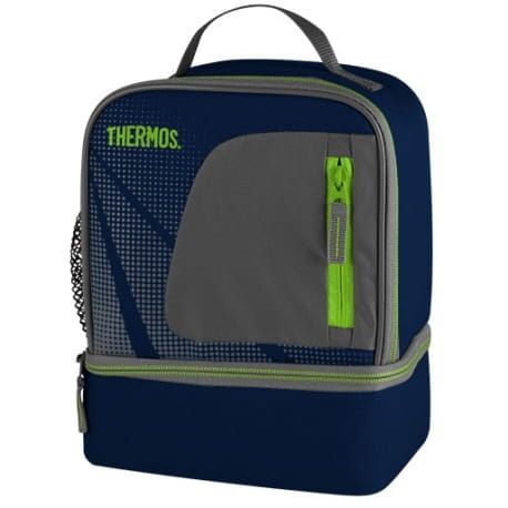 Dwukomorowa torba termiczna 3,9 l – niebieska