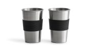 Kubki stalowe Sagaform To go 2 szt. 0,5 l 9 x 13 cm srebrne