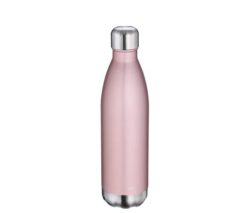 Butelka termiczna Cilio Elegante, stal nierdzewna, różowe złoto, 0,75 l