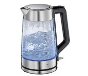 Czajnik elektryczny Cilio Classic Vesuvio, stal nierdzewna/szkło , 1,7 l, śred. 15,5 x 26,5 cm