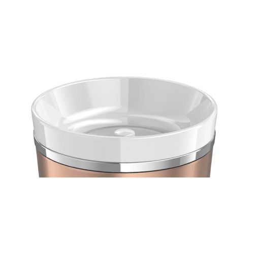 Nakrętka z przyciskiem do wodoszczelnego termokubka Thermos – biała