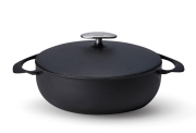 Garnek żeliwny UNILLOY Kurogane 24 cm [US240BK]