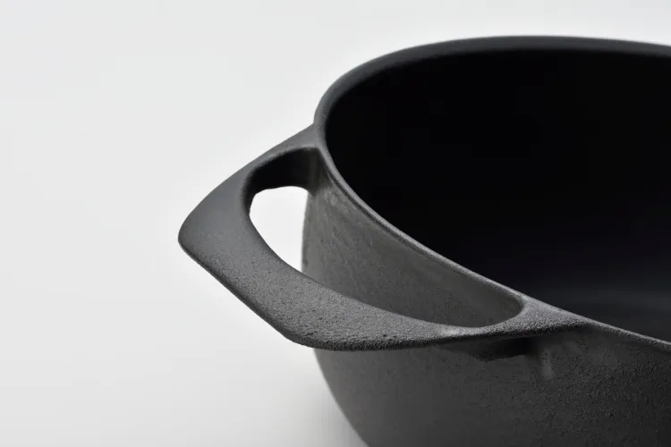 Garnek żeliwny UNILLOY Kurogane 24 cm [US240BK]
