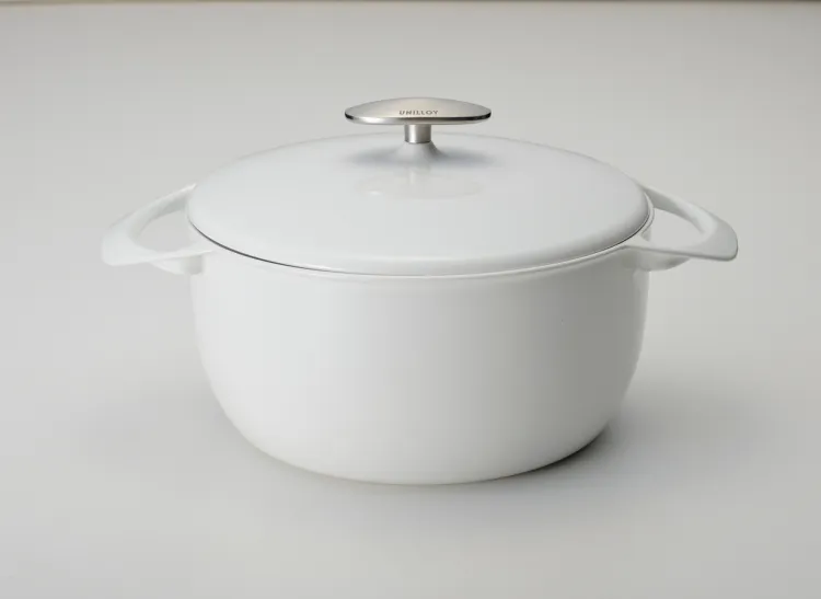 Garnek żeliwny UNILLOY Unohana 22 cm [US220WH]