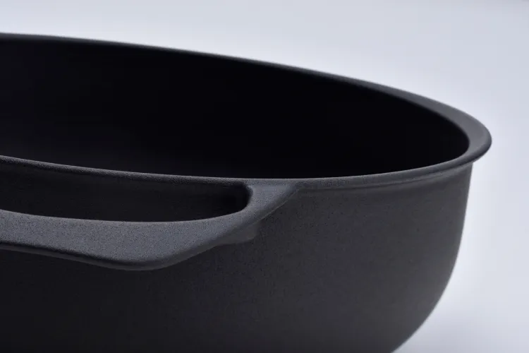 Garnek żeliwny UNILLOY Kurogane 22 cm [UC220BK]