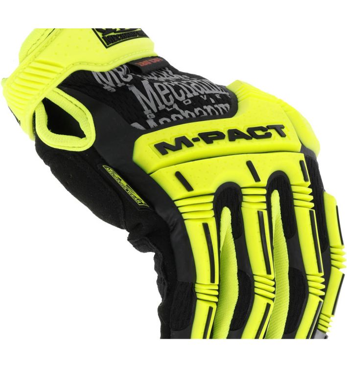 Rękawice Mechanix Hi-Viz M-Pact® E5 HI-VIZ YELLOW