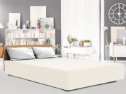 Prześcieradło jersey elastan z gumką ECRU/EKOLOGIA/220x200x30