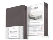Prześcieradło jersey elastan z gumką ANTHRACITE/ANTRACYT/160x200x30