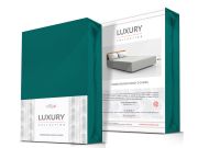 Prześcieradło jersey elastan z gumką GREEN/ZIELONY/160x200x30