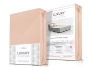 Prześcieradło jersey elastan z gumką PINK/RÓŻ/180x200x30