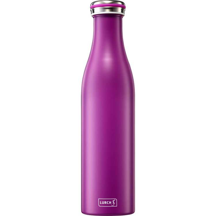 butelka termiczna, stalowa, 0,75 l, fioletowa