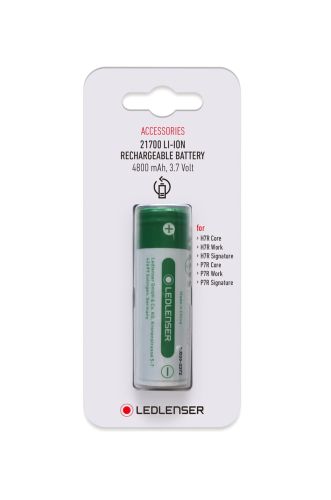 Akumulator LEDLENSER 21700 Li-ion 4800 mAh do latarek H7R Core, H7R Signature, H7R Work, P7R Core, P7R Signature, P7R Work