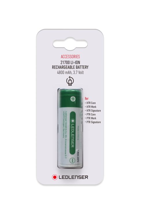 Akumulator LEDLENSER 21700 Li-ion 4800 mAh do latarek H7R Core, H7R Signature, H7R Work, P7R Core, P7R Signature, P7R Work
