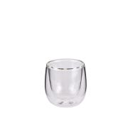 2 szklanki do espresso, podwójne ścianki, 0,08 l, śred. 6 x 6,5 cm