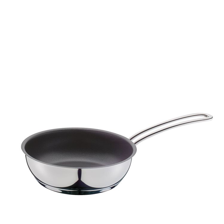 mini-patelnia z powłoką nieprzywierającą, stal nierdzewna, śred. 16 cm