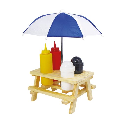 Zestaw do podawania przypraw Kuchenprofi Picnic, 5 el., 28 x 28 x 32 cm
