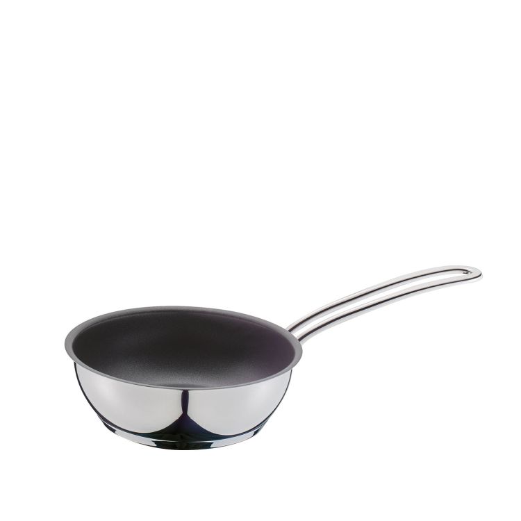 Mini-patelnia z powłoką nieprzywierającą Kuchenprofi Pisa, stal nierdzewna, śred. 14 cm