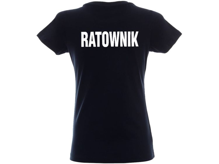 Koszulka damska RATOWNIK granatowa