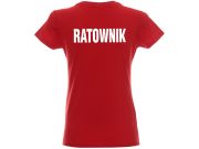 Koszulka damska RATOWNIK czerwona