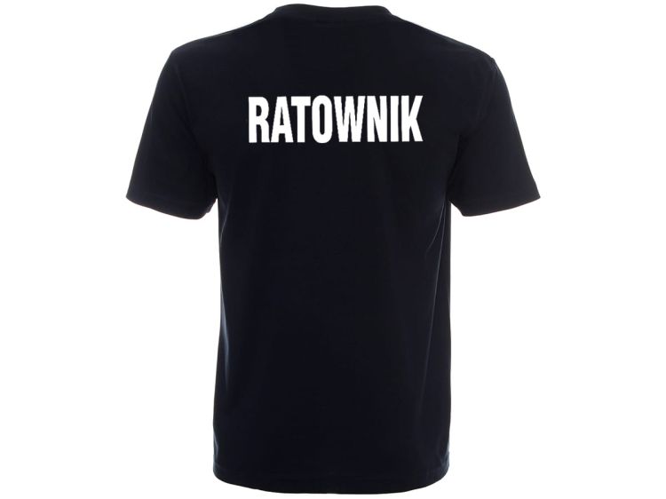 Koszulka męska RATOWNIK granatowa