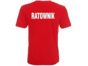 Koszulka męska RATOWNIK czerwona