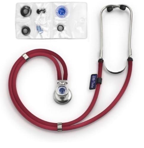 Stetoskop SteTime Little Doctor z zegarkiem Rappaport - czerwony
