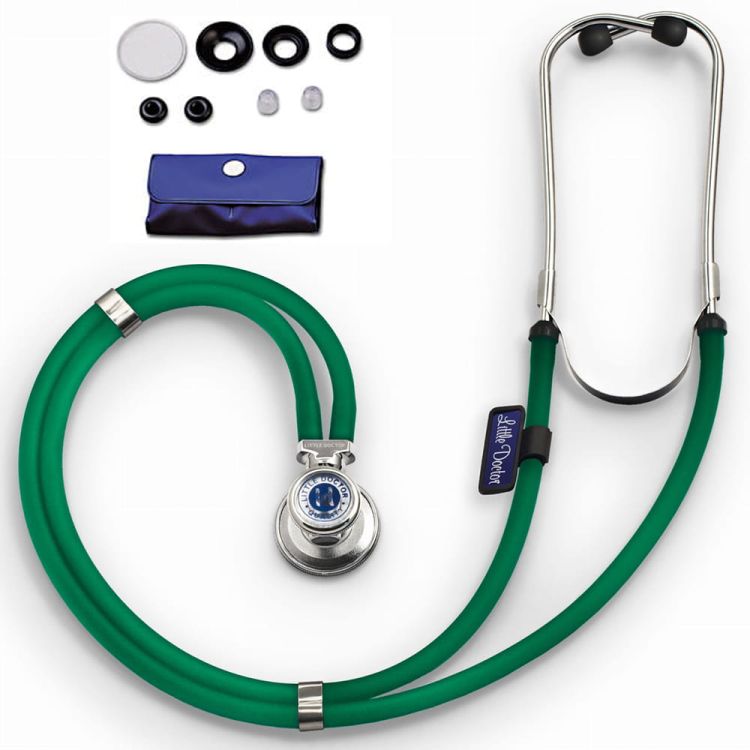 Stetoskop Doctor Special Rappaport Little Doctor 56 cm dwuglowicowy - zielony