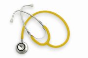 Stetoskop pediatryczny Prof-II Little Doctor dwugłowicowy - żółty