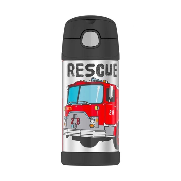 Termos dziecięcy ze słomką Thermos 0,35l strażacy