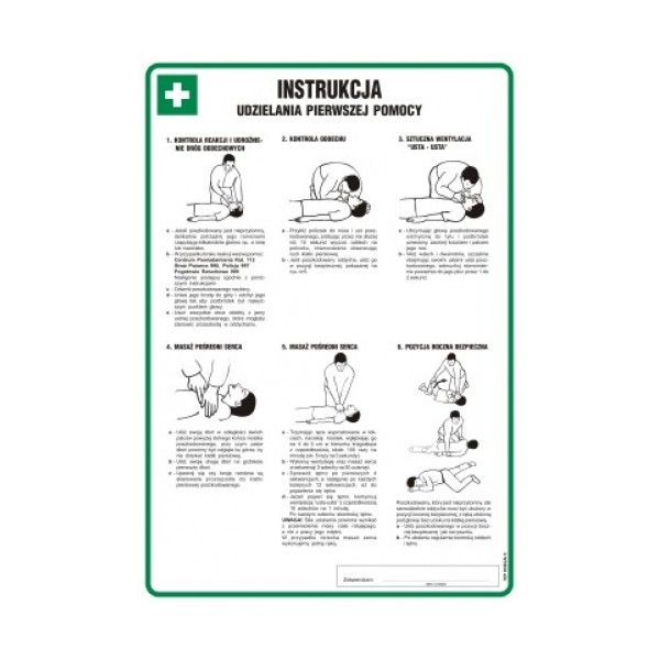 Instrukcja udzielania pierwszej pomocy