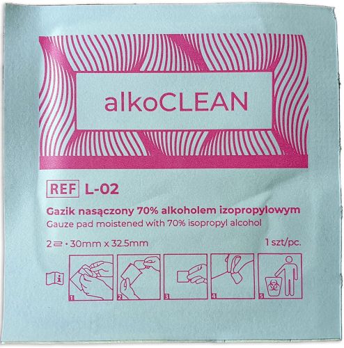 Gazik do dezynfekcji z alkoholem