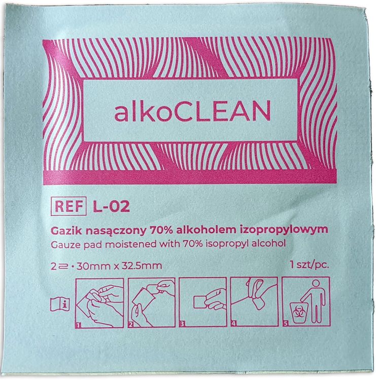 Gazik do dezynfekcji z alkoholem