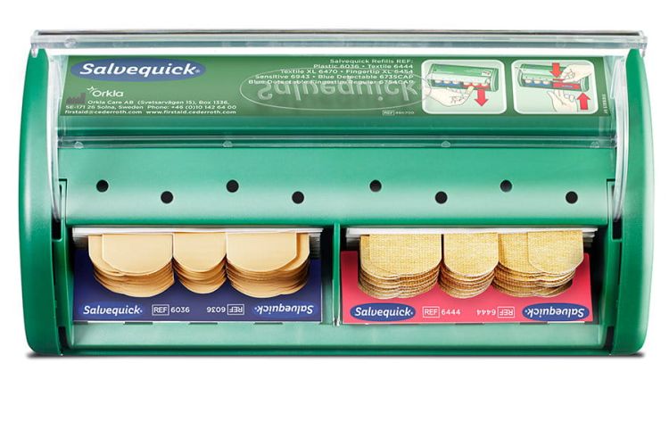 Automat z plastrami opatrunkowymi Salvequick Dispenser Cederroth