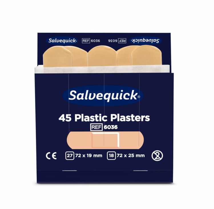Plastry opatrunkowe plastikowe Salvequick Cederroth
