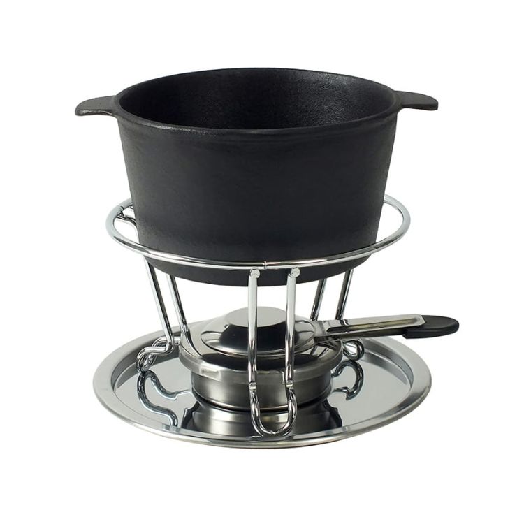 Zestaw do fondue Kela Comore dla 6 os., 11 el., 0,8 l,  20×19,5 cm