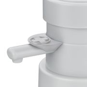 Dozownik do dezynfekcji Kela, 0,3 l, śred. 8,5 x 14 cm, jasnoszary
