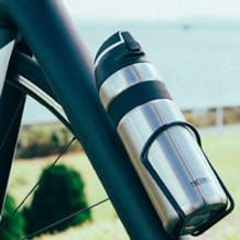 Termos rowerowy / kubek termiczny 580 ml Thermos - srebrny