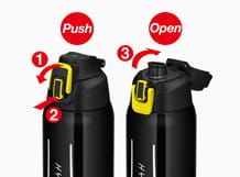 Termos nawadniający dla sportowców 1,5 l Thermos - czarno-żółty