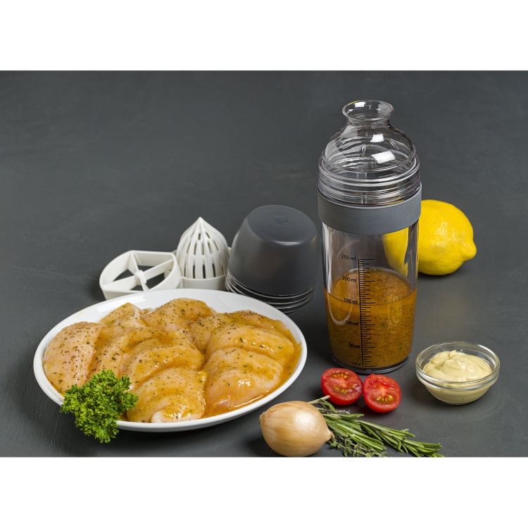 Shaker do ciasta i dressingów Lurch, 0,25 l, śred. 7,5 x 21 cm