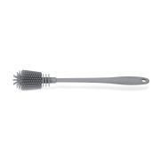 silikonowa szczotka do mycia karafek, 31 cm, szara