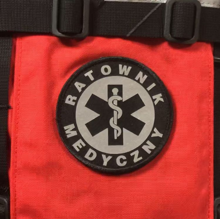 Apteczka plecakowa AP20/3P CORDURA odblaskowa czarna