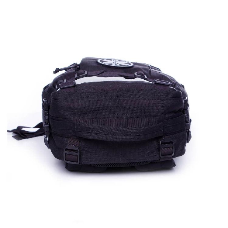 Apteczka plecakowa z wyposażeniem AP20/3P CORDURA odblaskowa czarna