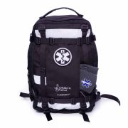 Apteczka plecakowa z wyposażeniem AP20/3P CORDURA odblaskowa czarna