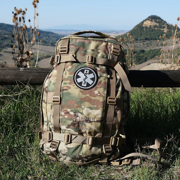 Apteczka plecakowa z wyposażeniem AP20/3P CORDURA NorthWind - Multicam